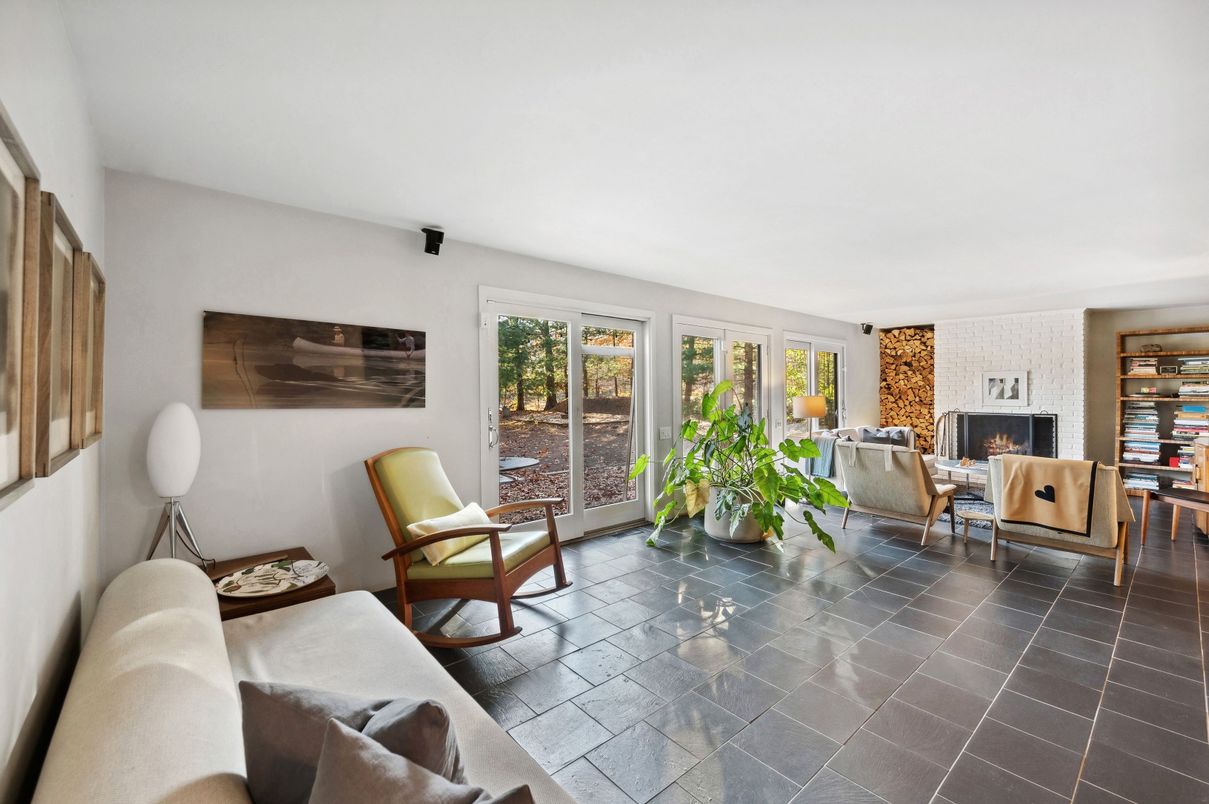 Dining room, Fireplace, Interior, Living room