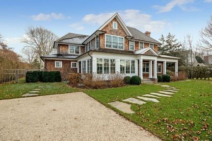 Backyard, Exterior, Facade, Brick Facade, Farmhouse