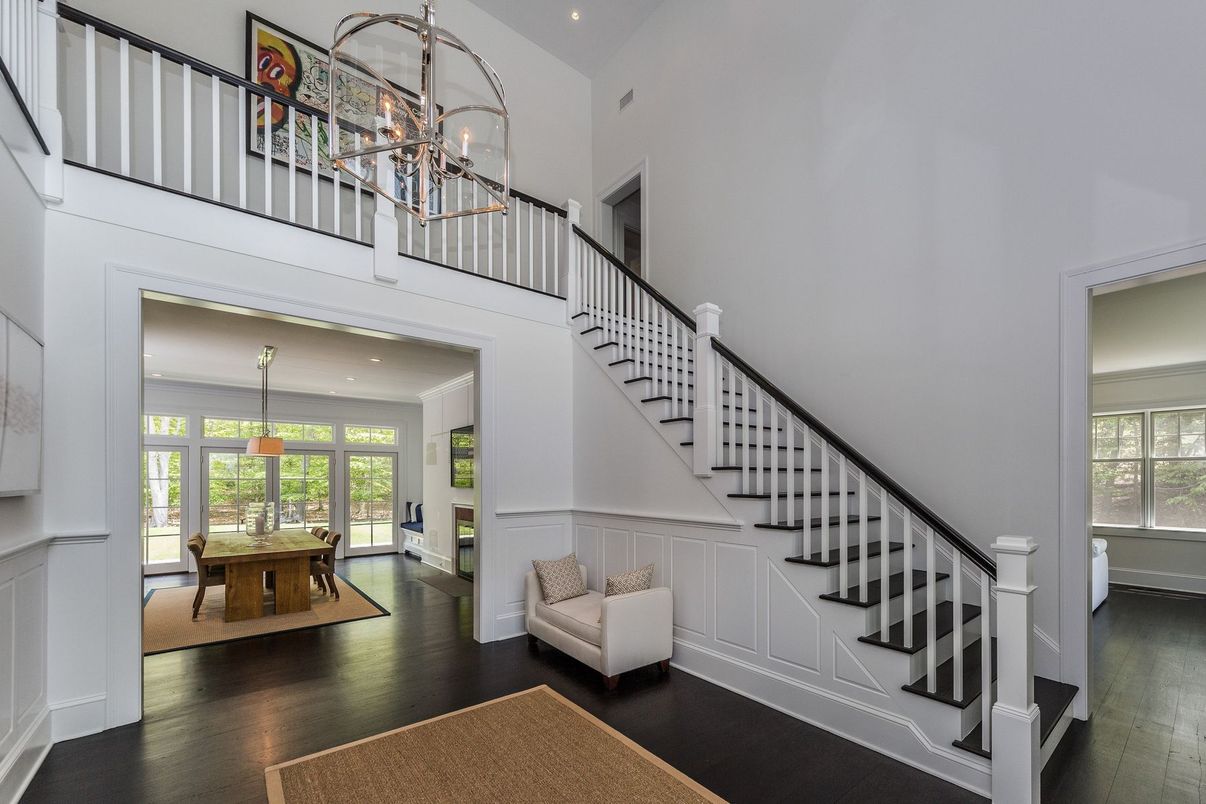 Interior, Pendant Lights, Recessed Lighting, Wood Texture Flooring