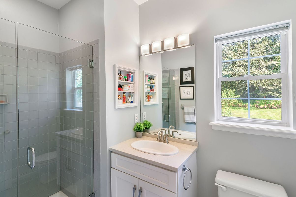 Bathroom, Glass Shower, Interior