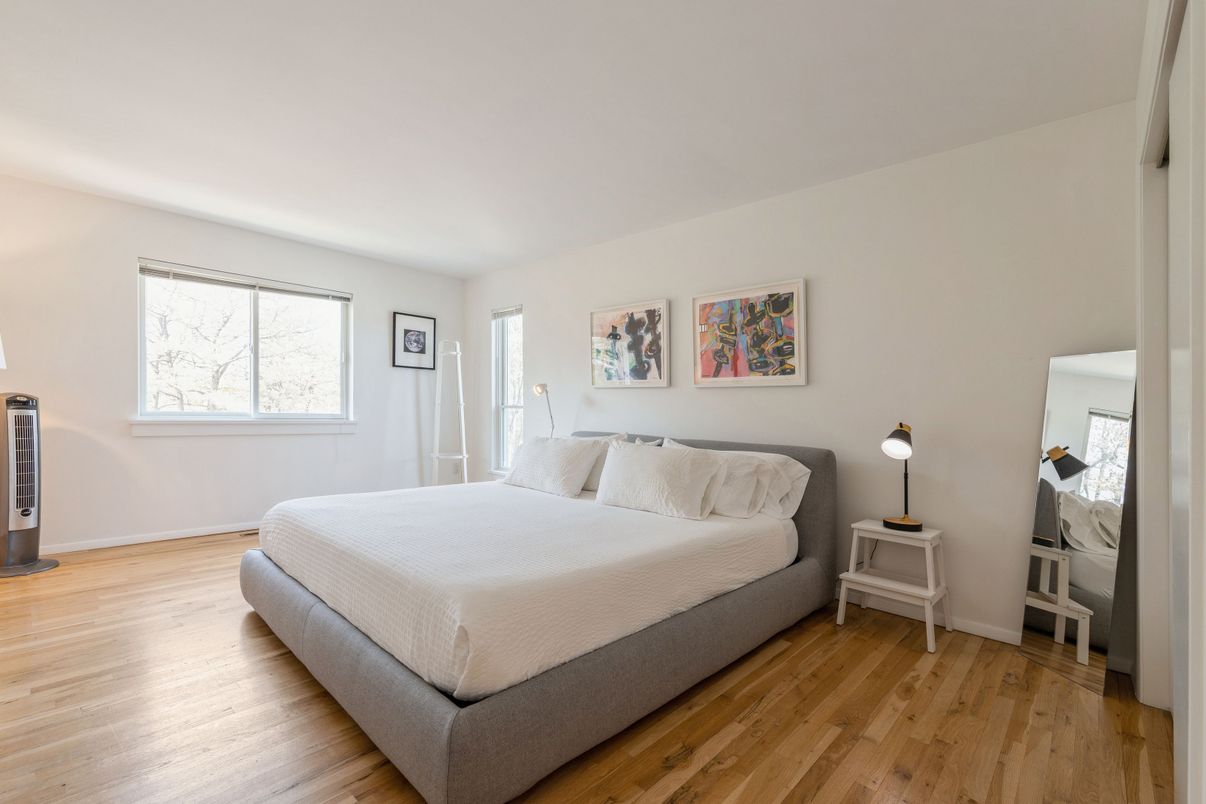 Bedroom, Interior, Wood Texture Flooring