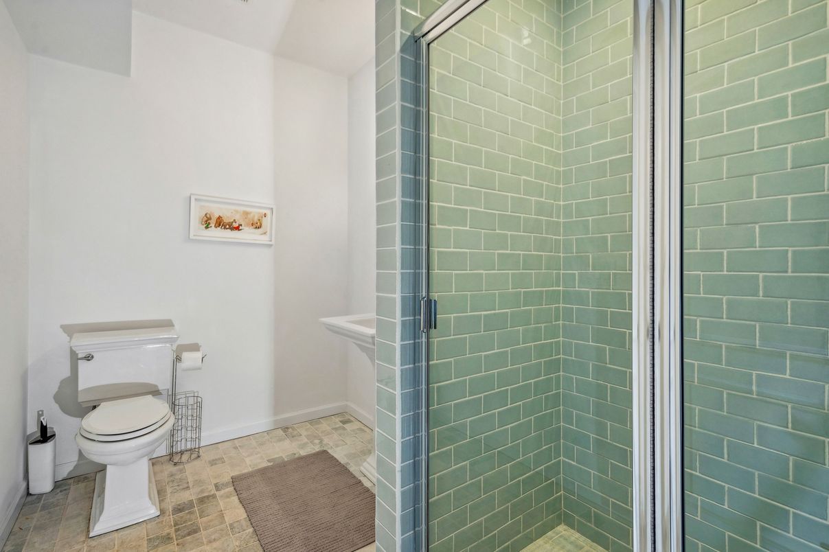 Bathroom, Glass Shower, Interior