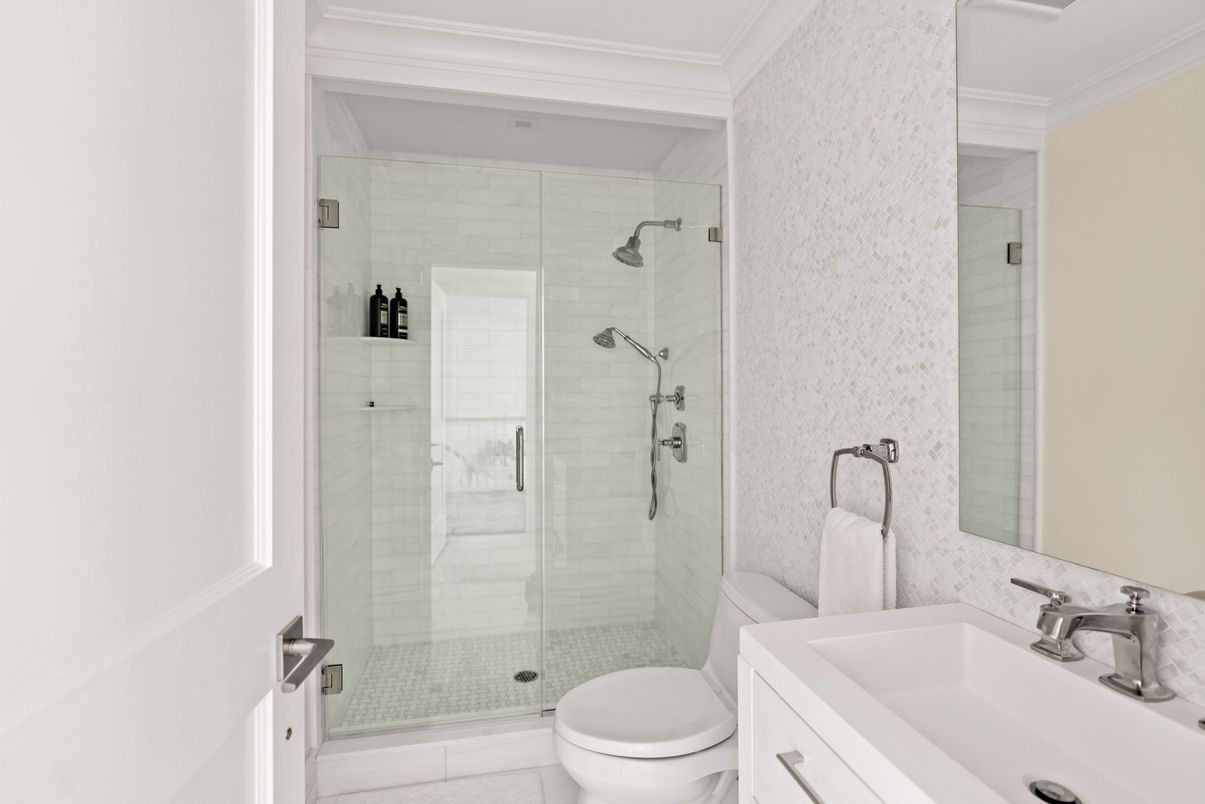 Bathroom, Glass Shower, Interior