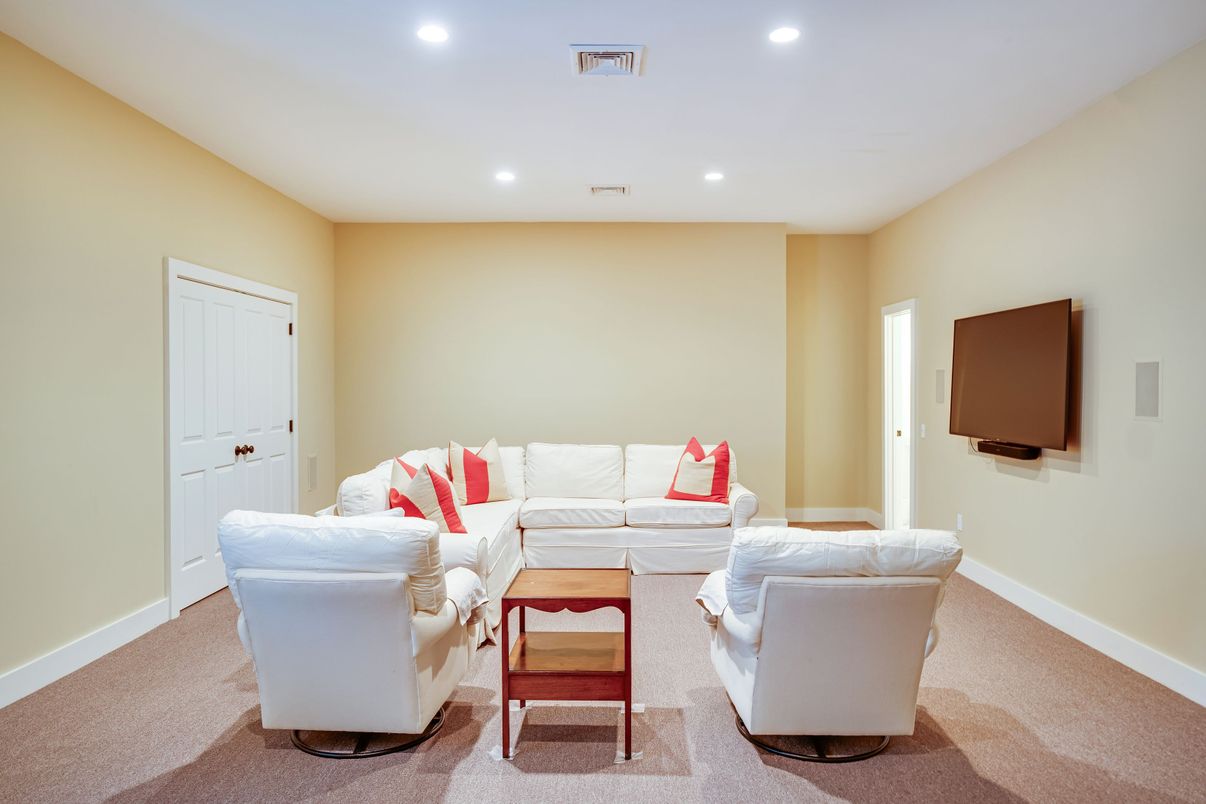 Interior, Living room, Recessed Lighting