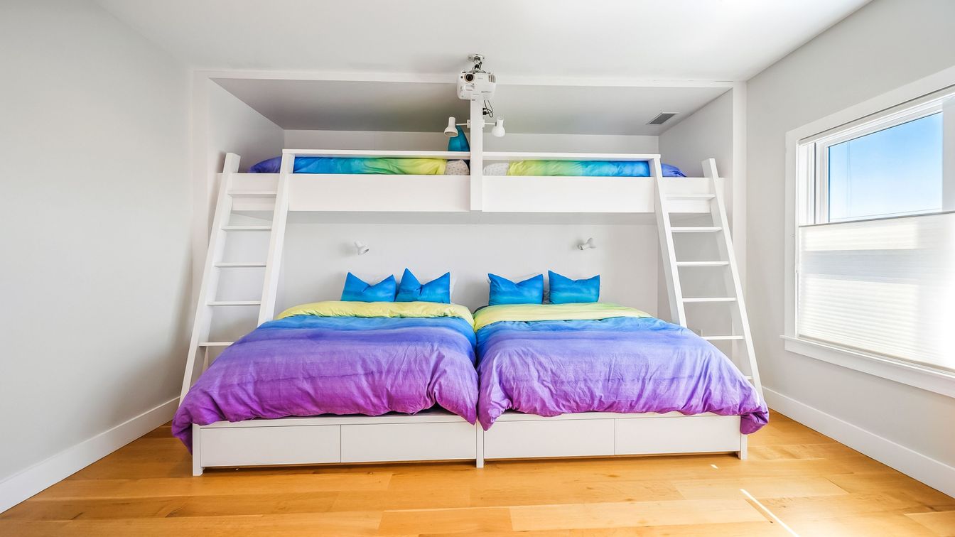 Bedroom, Interior, Wood Texture Flooring