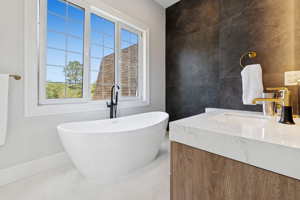 Bathroom, Free Standing Baths, Interior, Marble