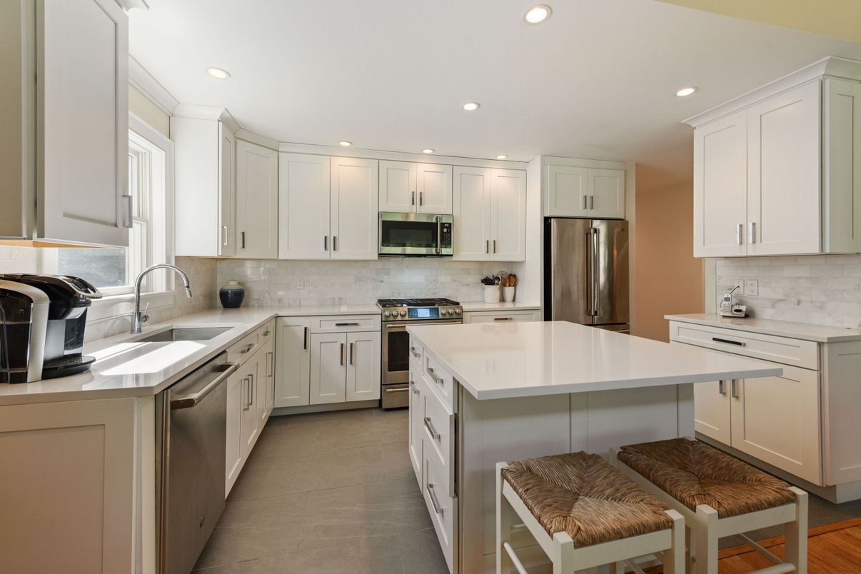 Interior, Kitchen, Recessed Lighting, Stainless Steel Appliances