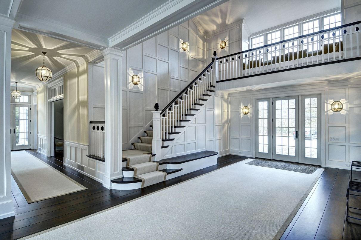 Interior, Pendant Lights, Wood Texture Flooring