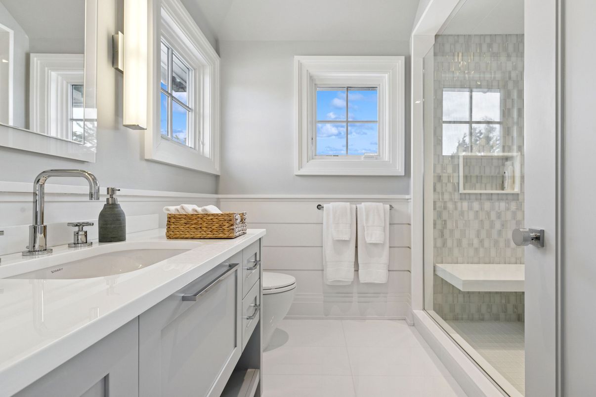 Bathroom, Glass Shower, Interior