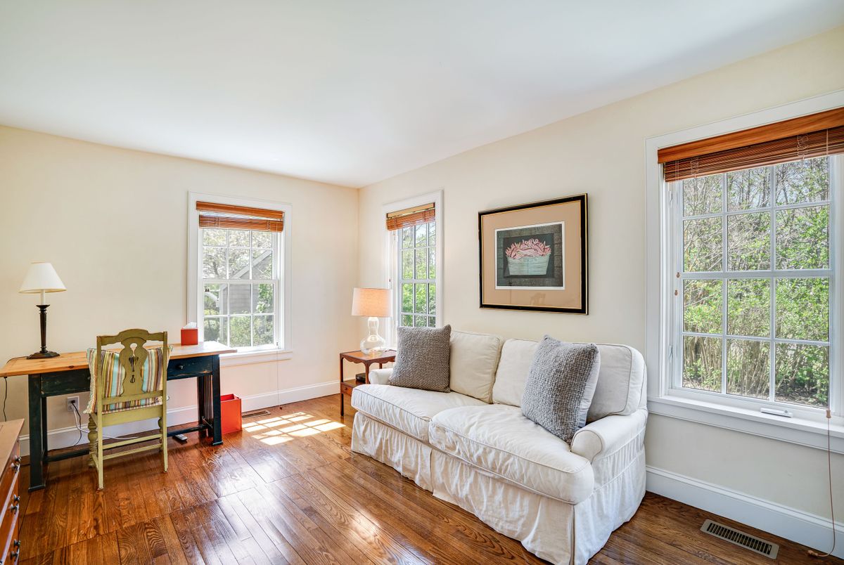 Home Office, Interior, Wood Texture Flooring