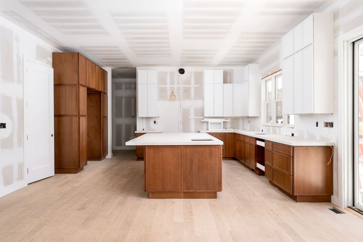 Interior, Kitchen, Wood Texture Flooring