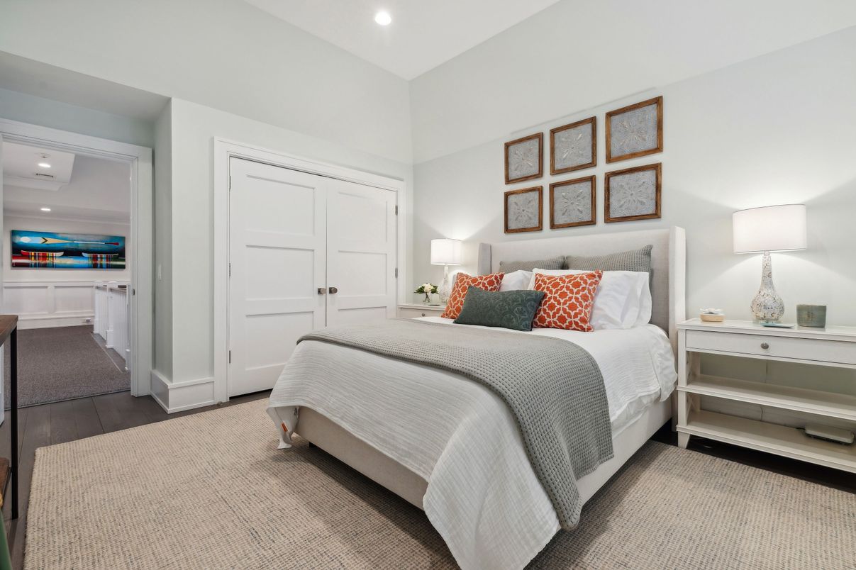 Bedroom, Interior, Recessed Lighting