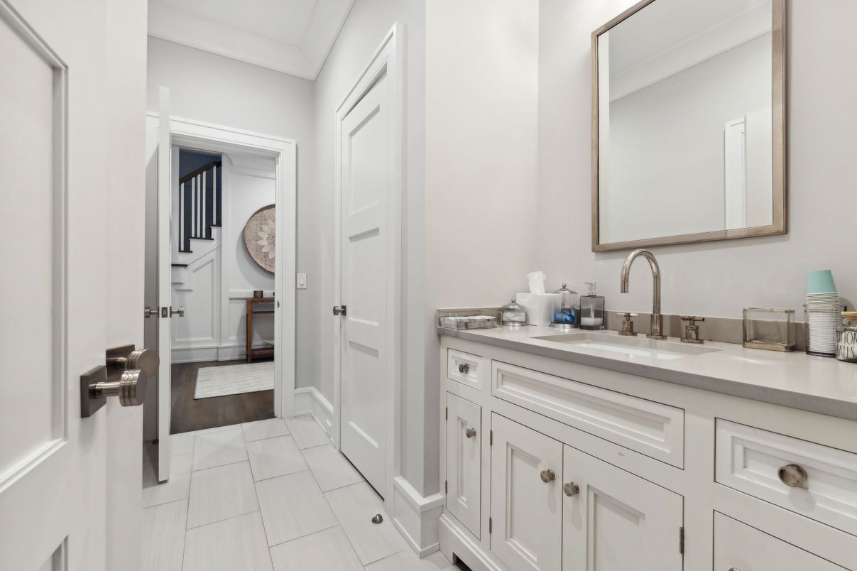 Bathroom, Interior, Marble, Wood Texture Flooring