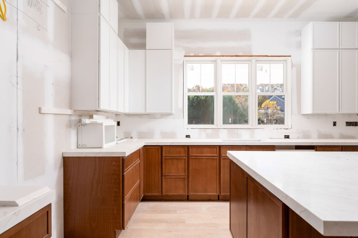 Interior, Kitchen, Wood Texture Flooring