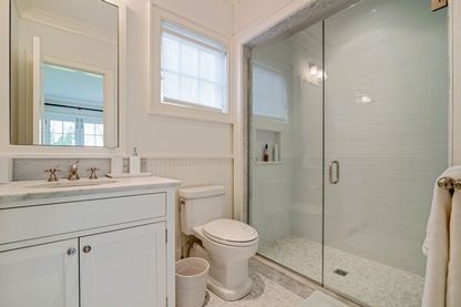 Bathroom, Glass Shower, Interior