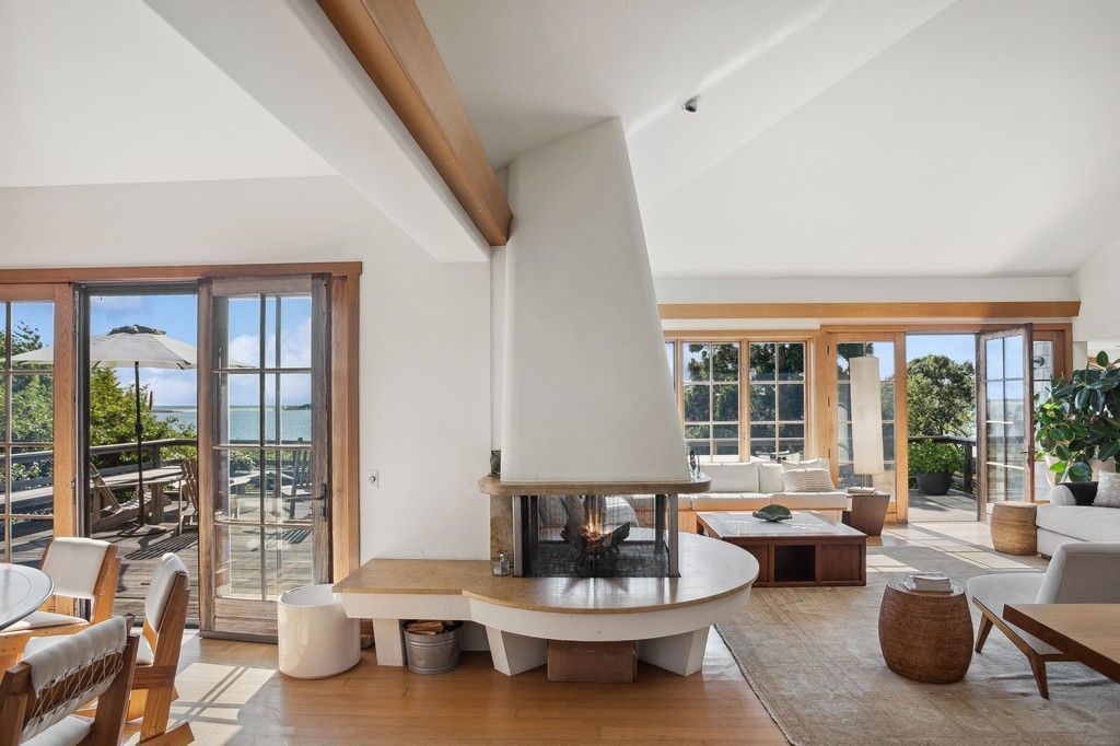 Fireplace, Interior, Living room, Water, Wood Texture Flooring