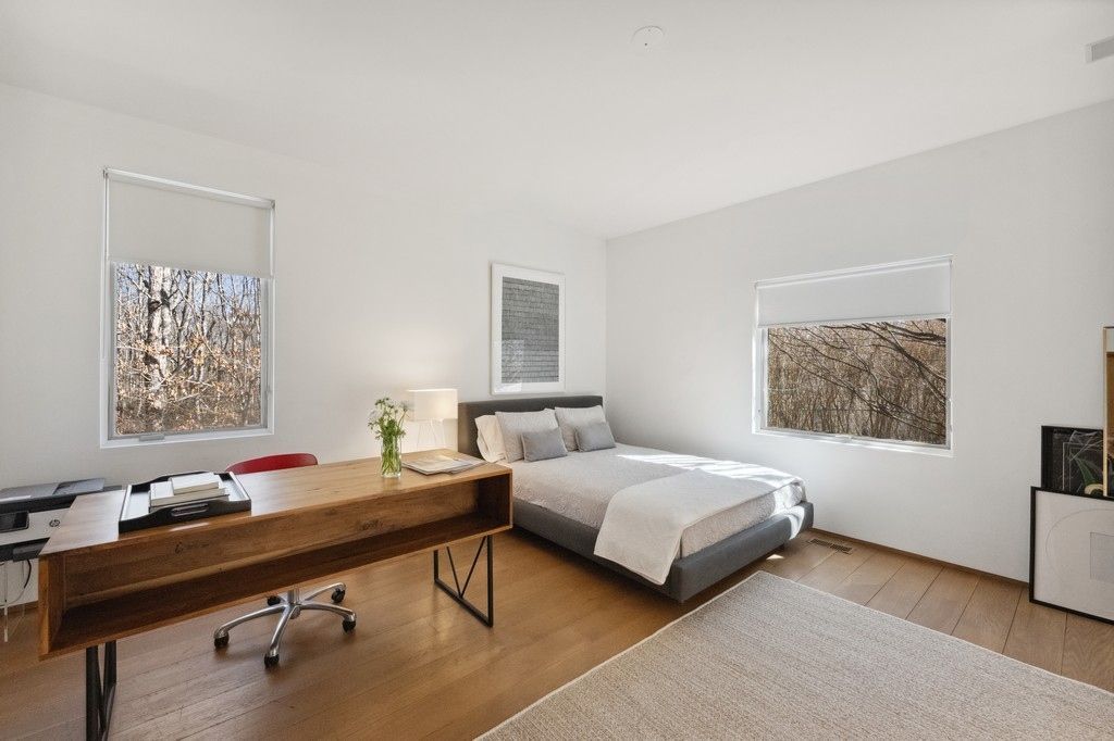 Bedroom, Home Office, Interior, Wood Texture Flooring