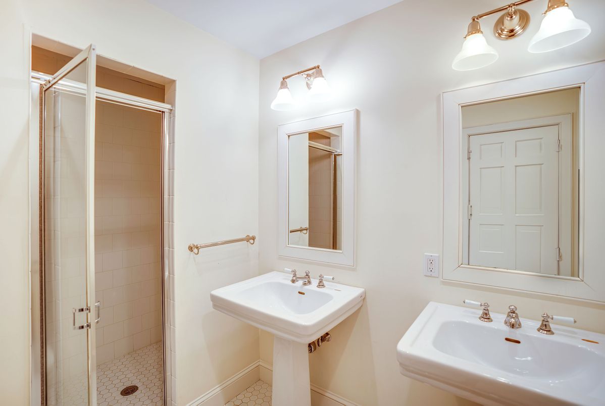 Bathroom, Dual Sink Vanities, Glass Shower, Interior