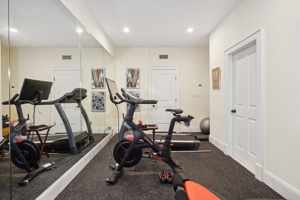 Fitness Equipment, Interior, Recessed Lighting
