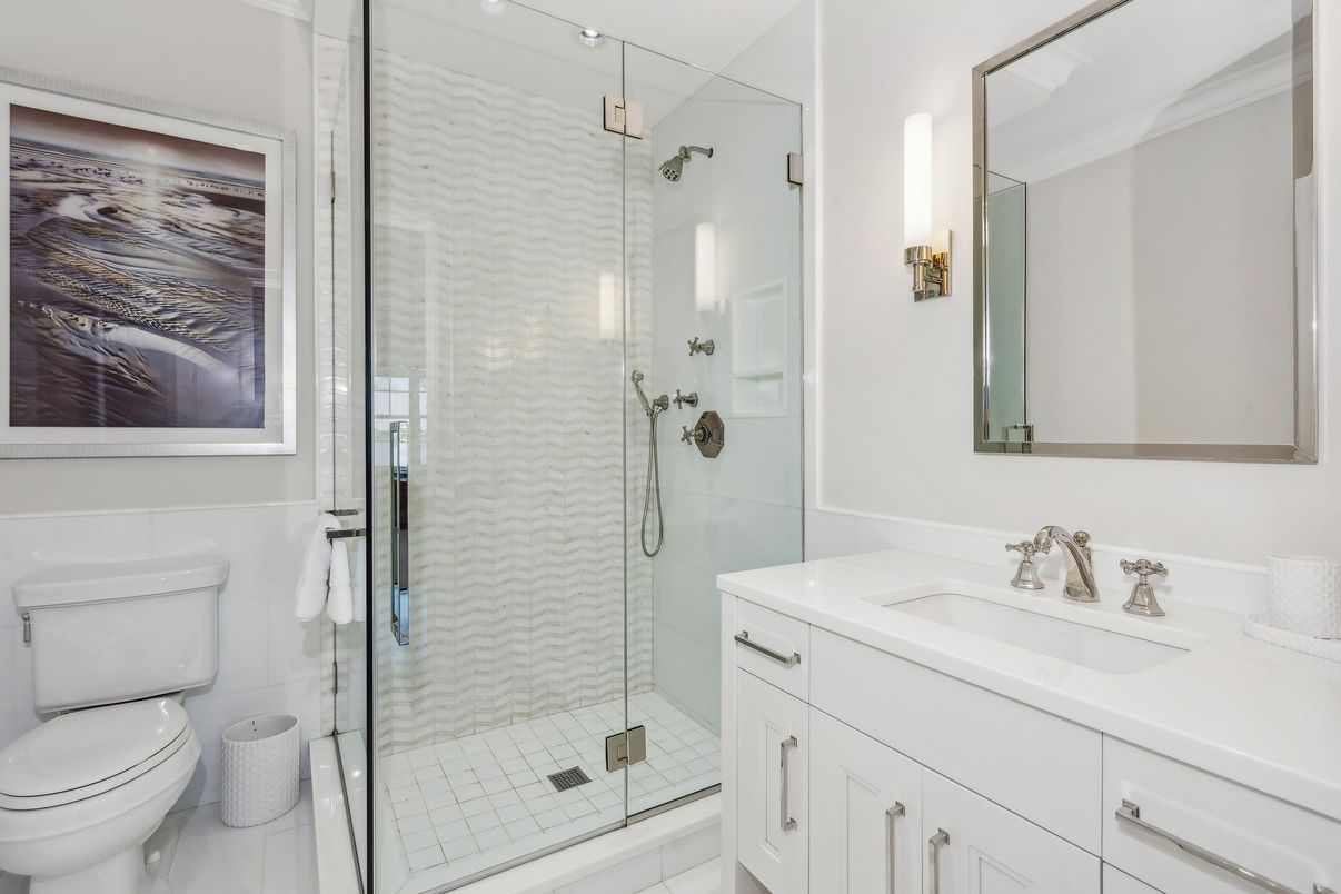 Bathroom, Glass Shower, Interior