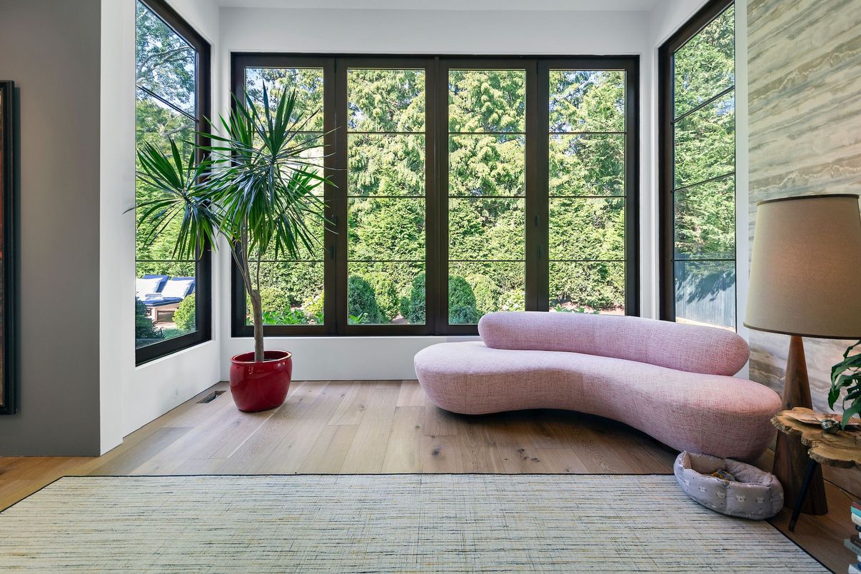 Interior, Sun Room, Wood Texture Flooring