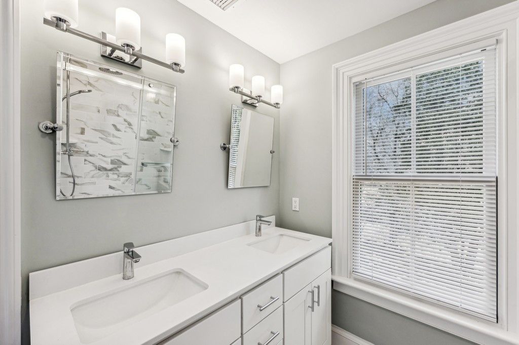 Bathroom, Dual Sink Vanities, Glass Shower, Interior