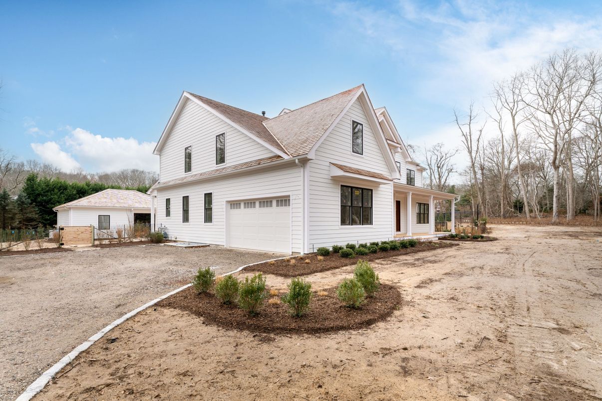 Attached, Backyard, Exterior, Facade, Farmhouse