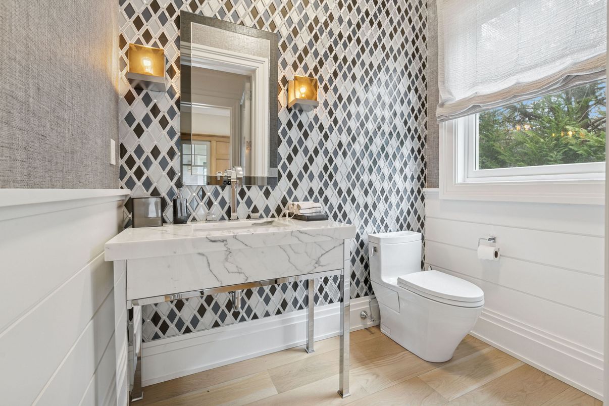 Bathroom, Interior, Wood Texture Flooring