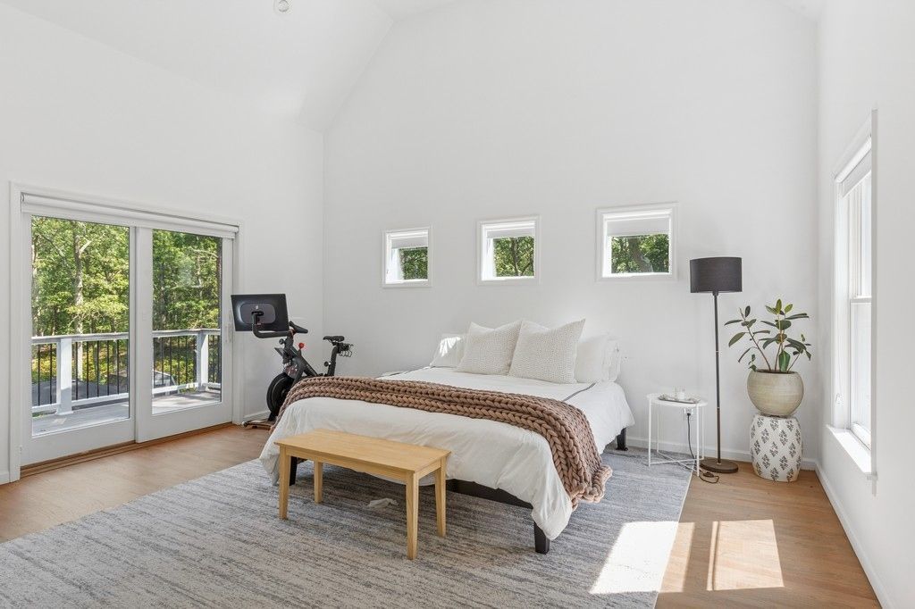 Bedroom, Fitness Equipment, Interior, Wood Texture Flooring