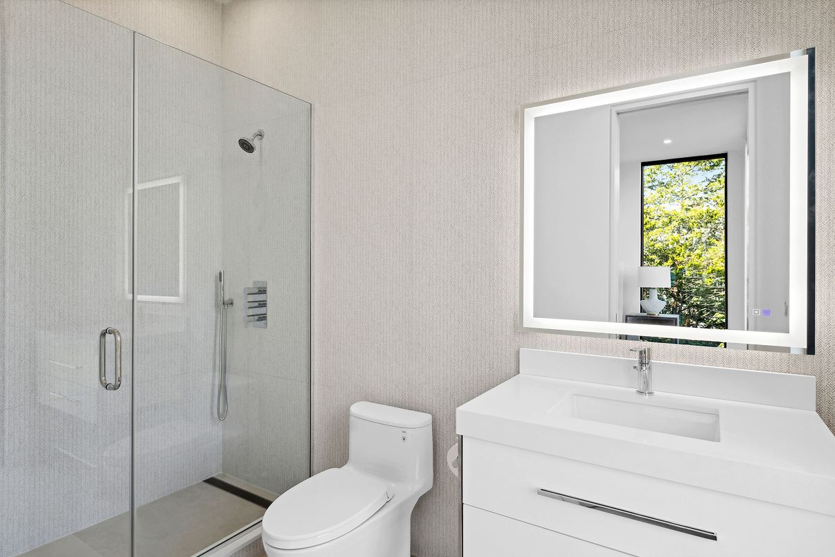 Bathroom, Glass Shower, Interior