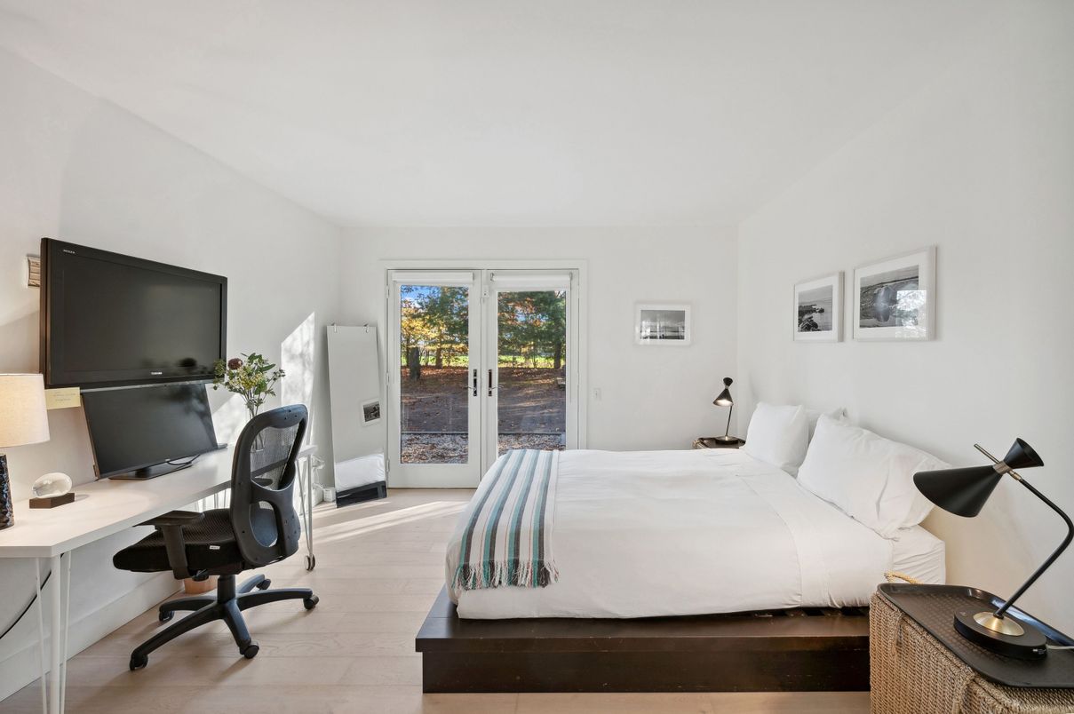 Bedroom, Home Office, Interior, Wood Texture Flooring