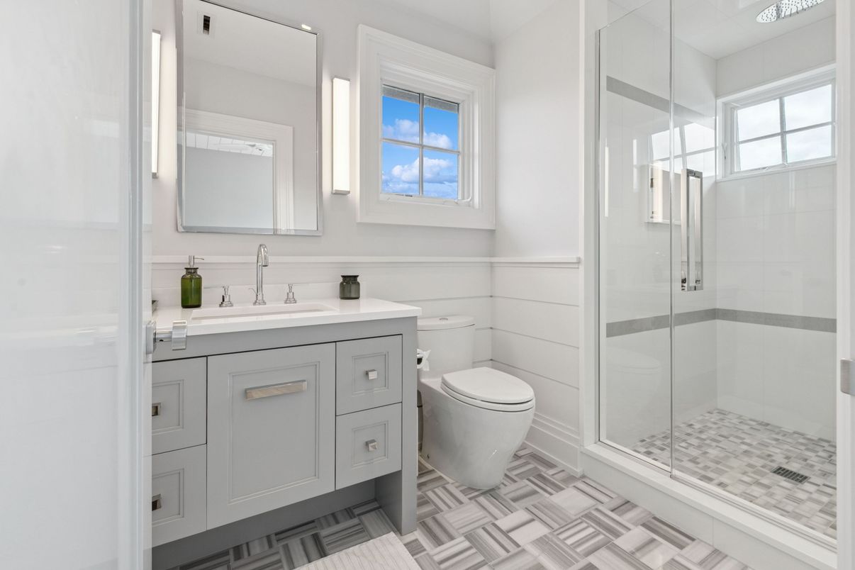 Bathroom, Glass Shower, Interior