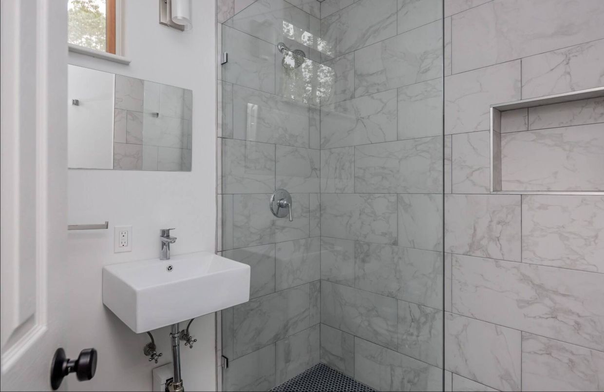 Bathroom, Interior, Marble Walls