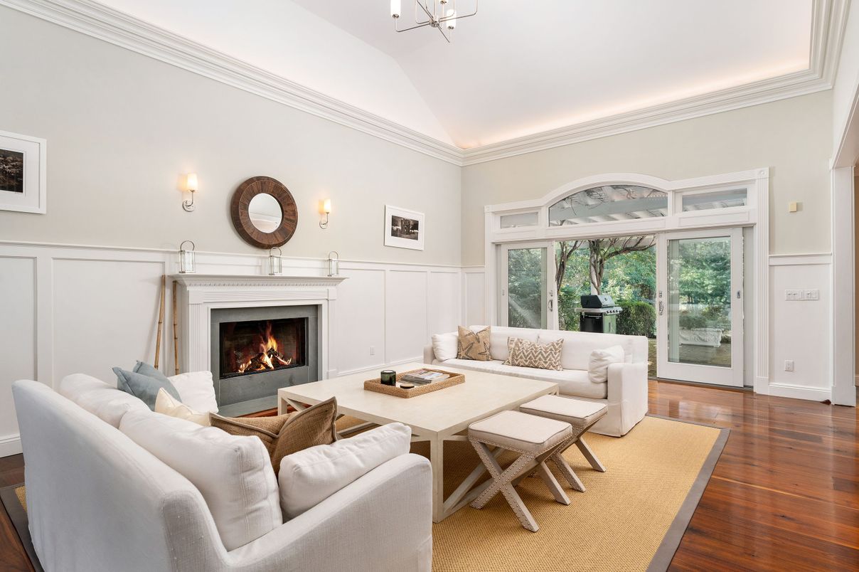 Fireplace, Interior, Living room, Wood Texture Flooring