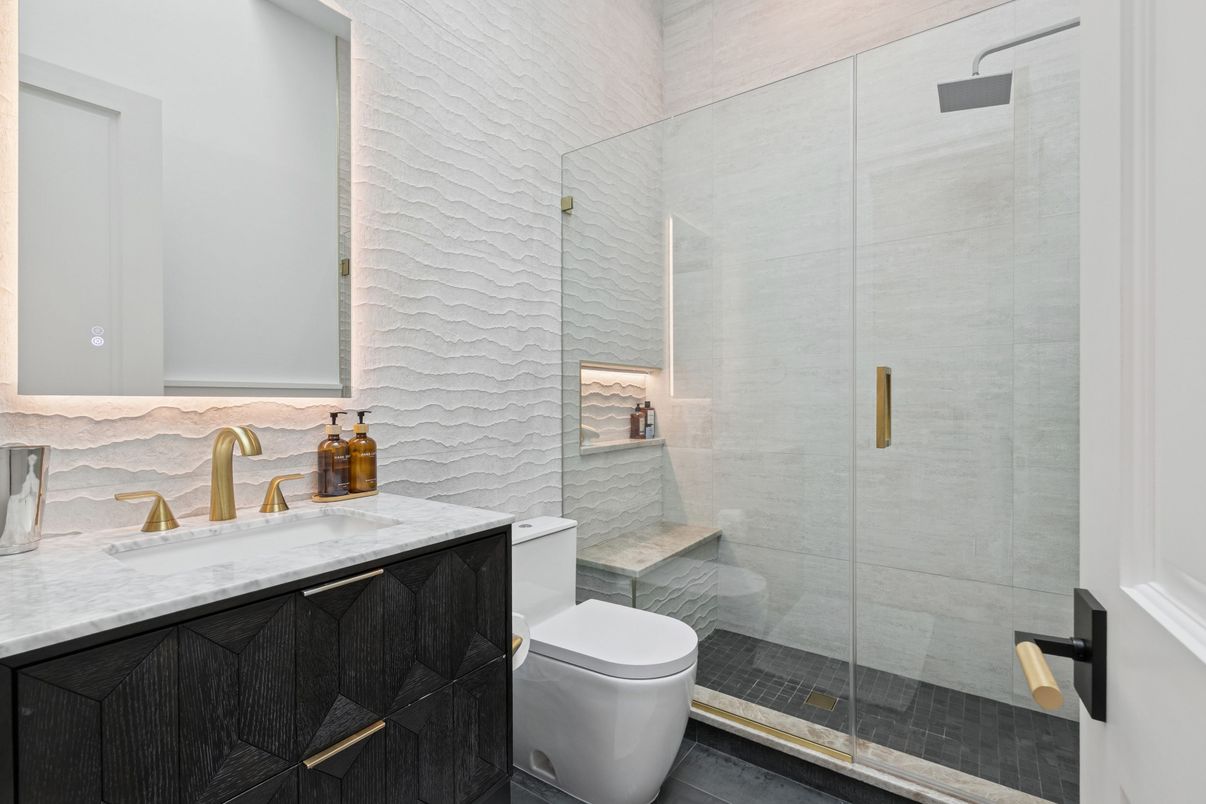 Bathroom, Glass Shower, Interior