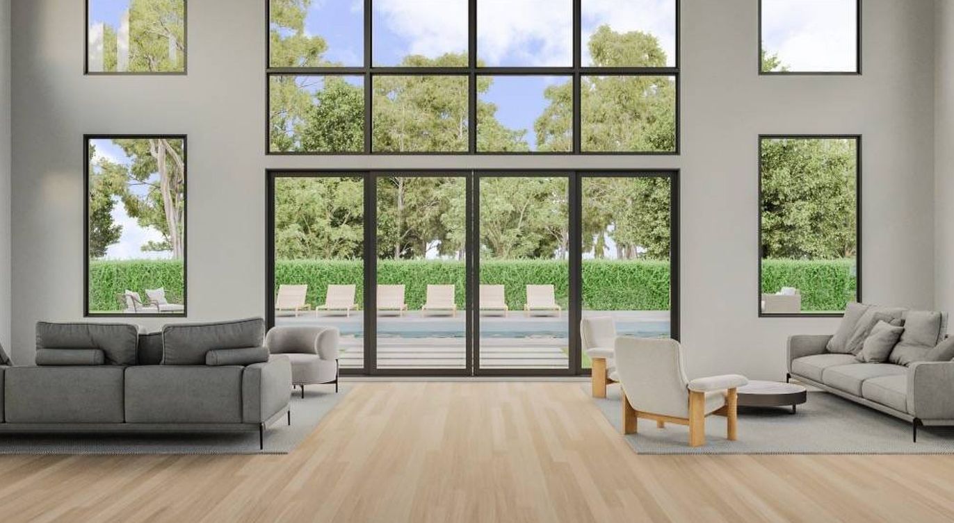 Interior, Sun Room, Wood Texture Flooring