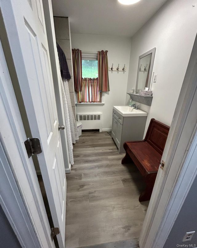 Bathroom, Interior, Wood Texture Flooring