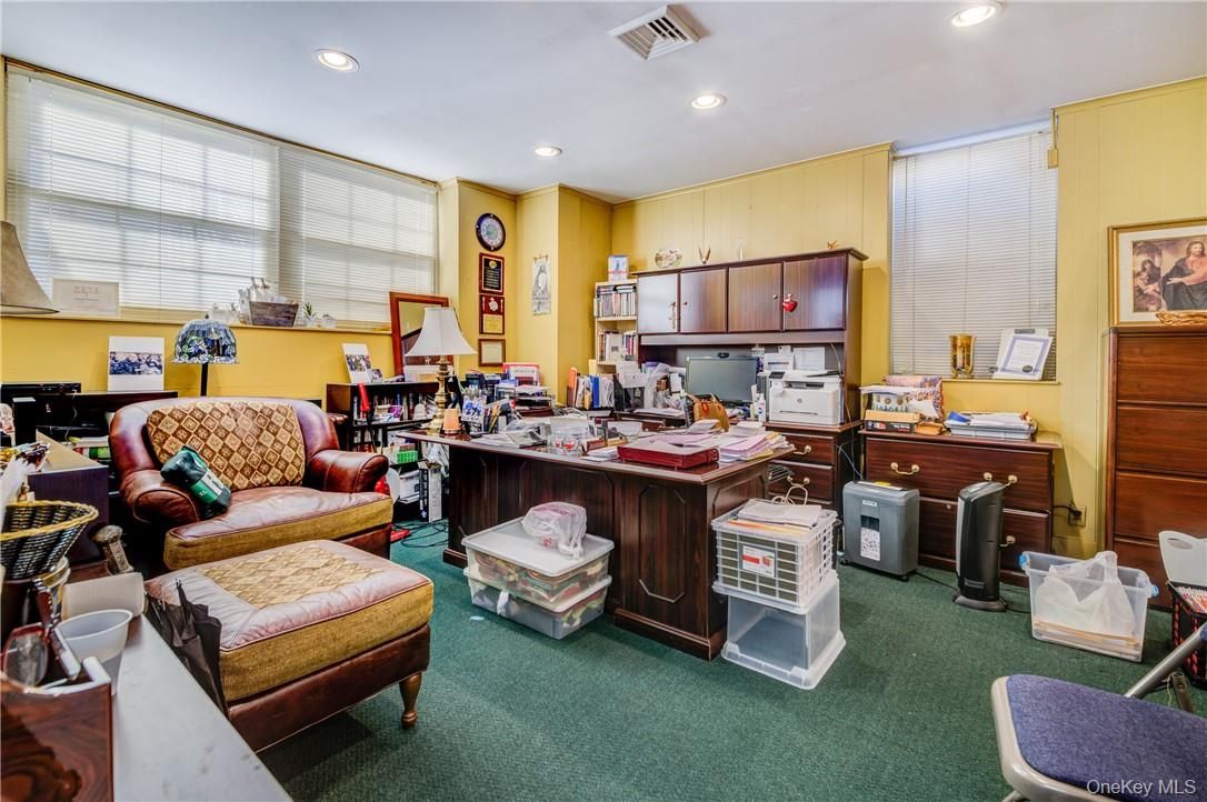 Home Office, Interior, Recessed Lighting