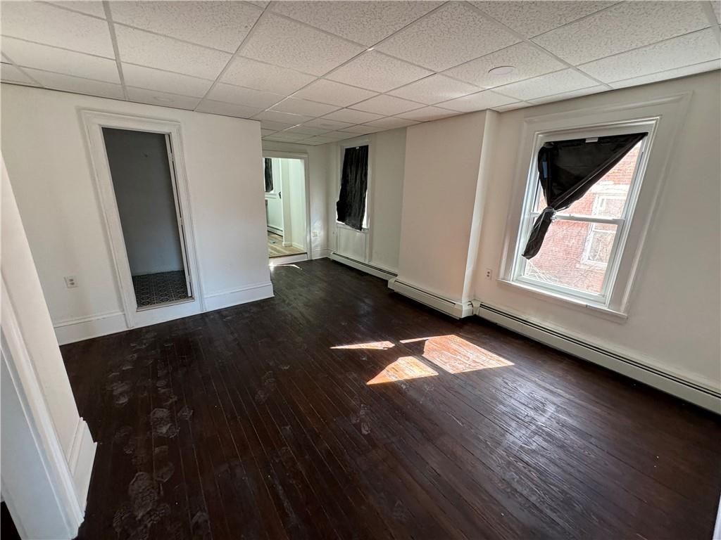 Empty room, Interior, Wood Texture Flooring