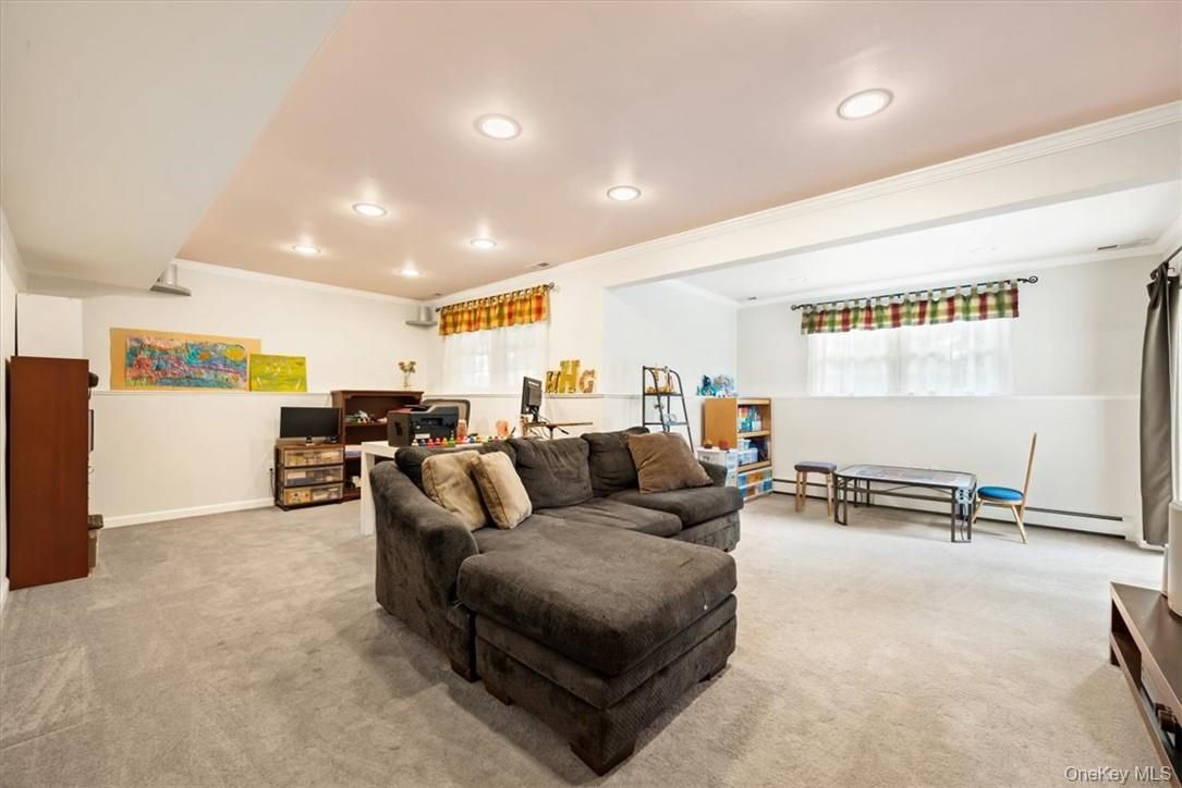 Interior, Living room, Recessed Lighting