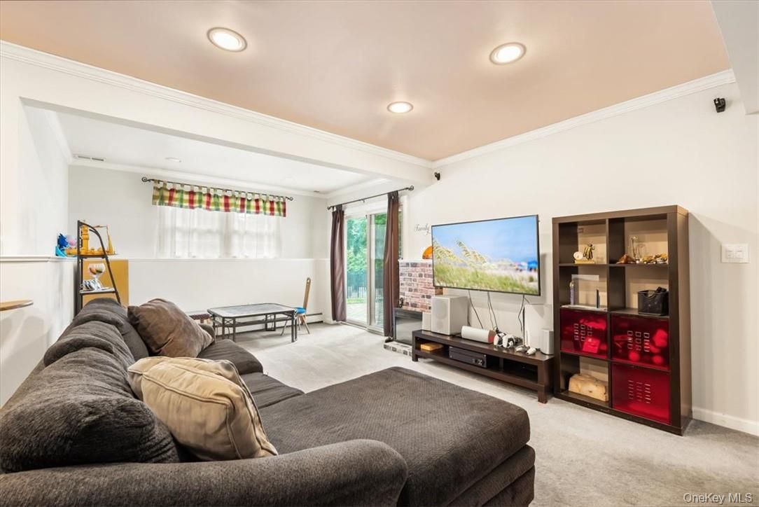 Interior, Living room, Recessed Lighting