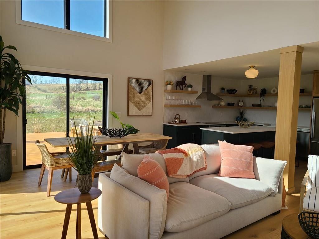 Interior, Kitchen, Living room, Wood Texture Flooring