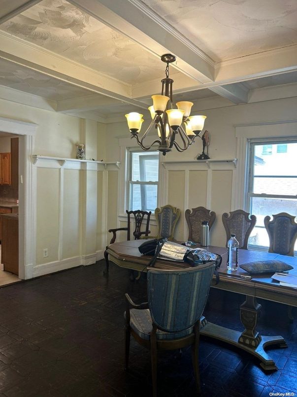 Chandelier, Dining room, Interior