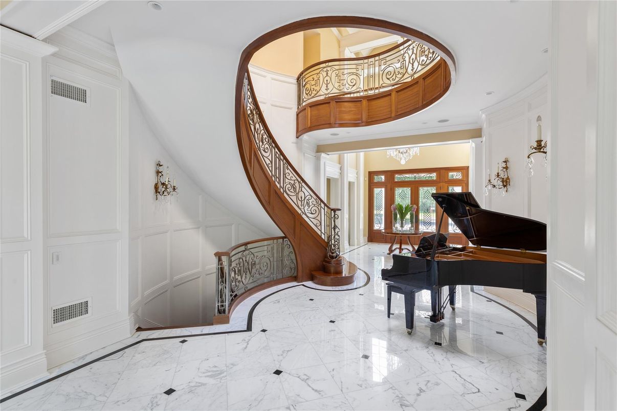 Interior, Marble, Piano, Recessed Lighting