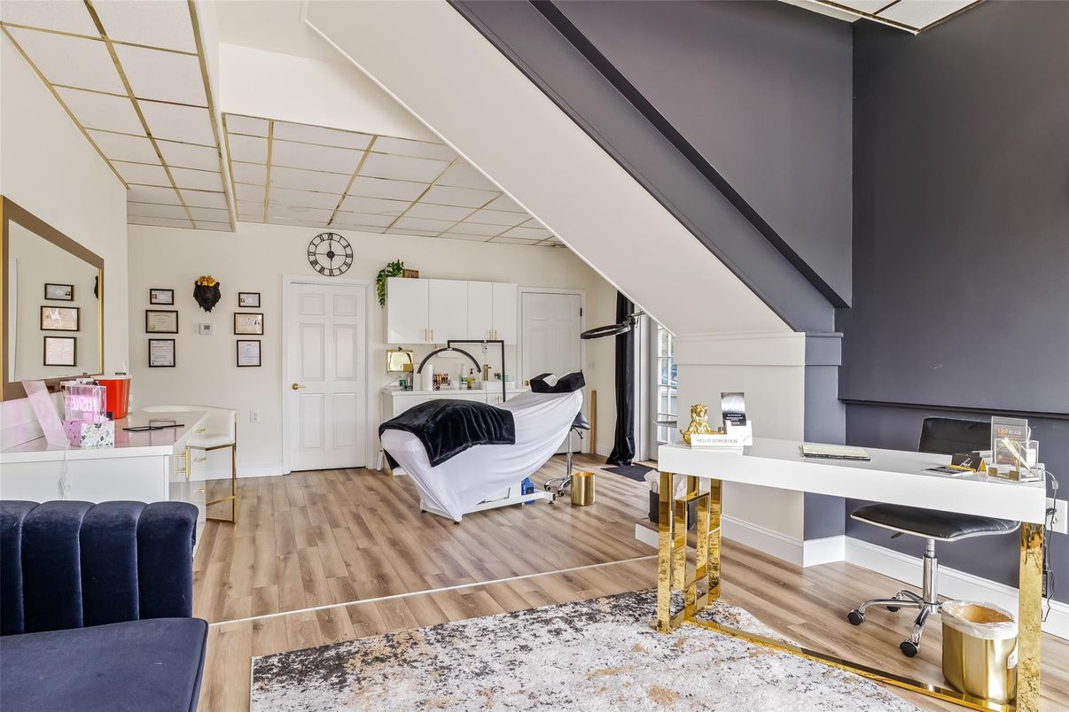 Home Office, Interior, Wood Texture Flooring