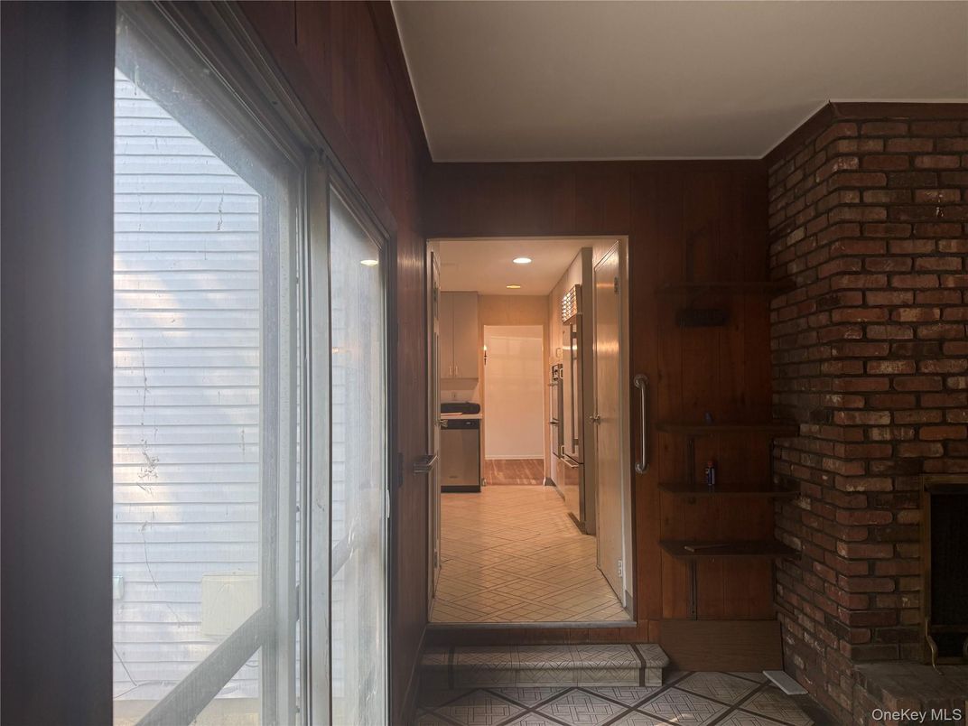 Interior, Recessed Lighting, Stone Walls