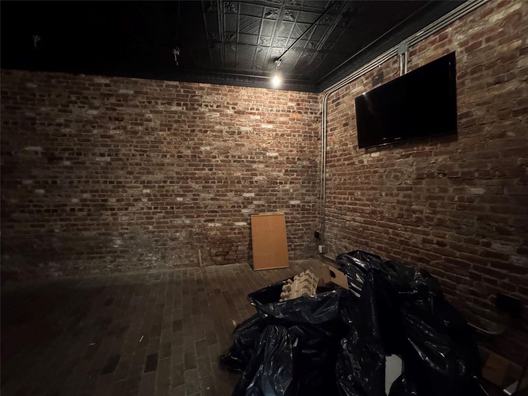 Interior, Stone Walls, Wood Texture Flooring