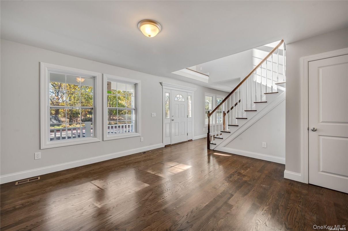 Empty room, Interior, Wood Texture Flooring