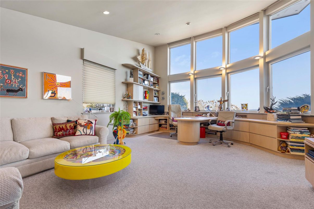 Home Office, Interior, Recessed Lighting