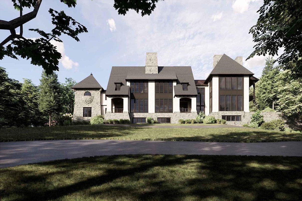 Backyard, Exterior, Facade, French Provincial